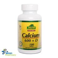 کلسیم 600 و ویتامینD آلفا ویتامینز - ALFA VITAMINS Calcium600 +D